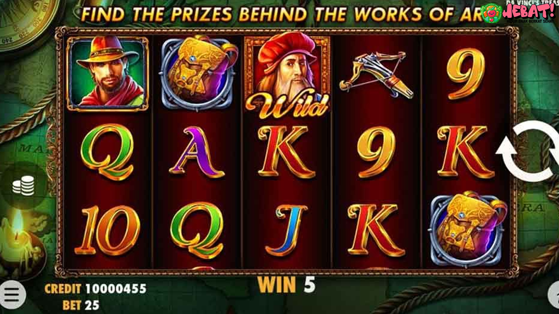 Slot Da Vinci Treasure: Setiap Putaran Peluang Meraih Kekayaan