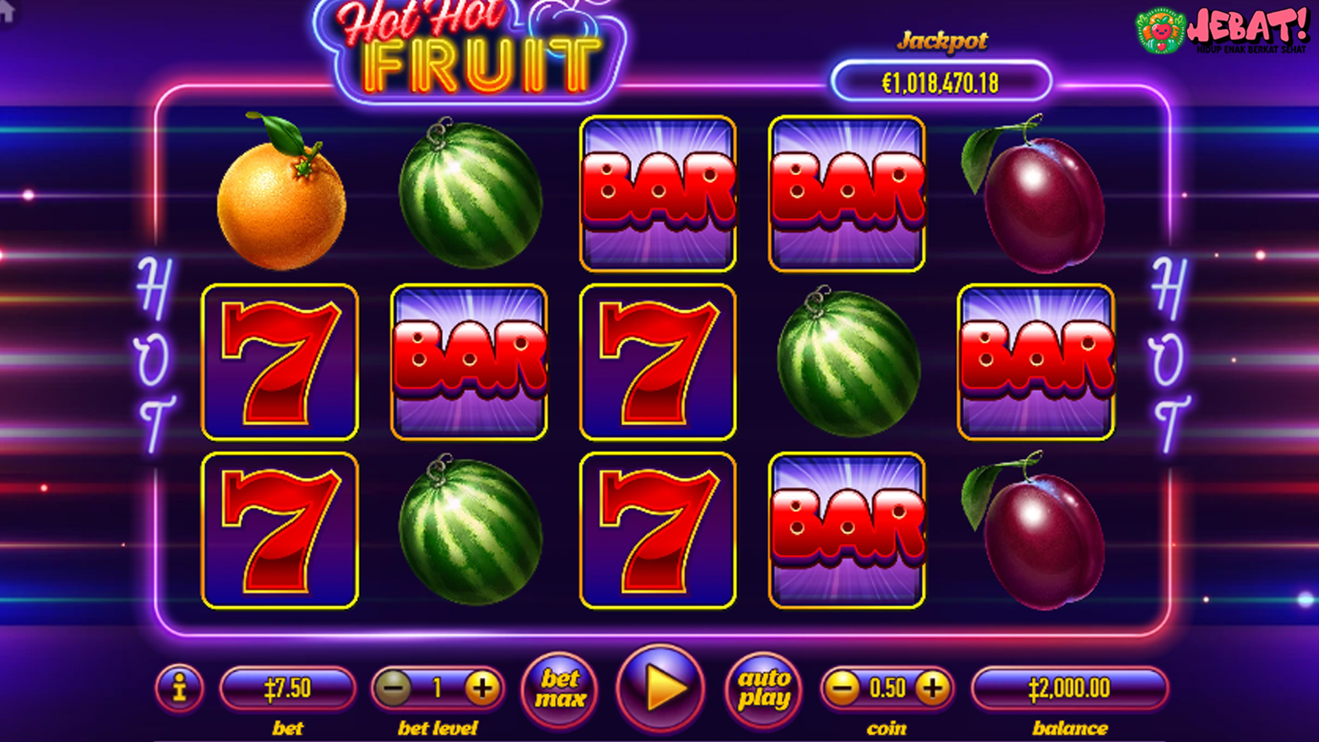 Rasakan Keseruan Main Hot Hot Fruit di Slot Online Resmi