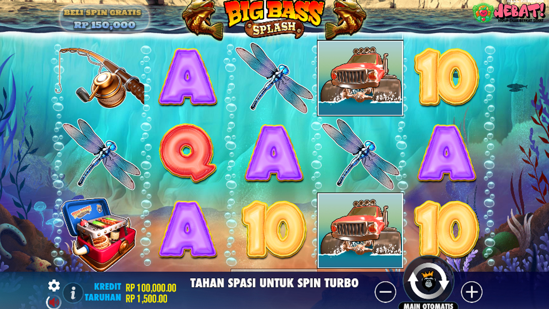Big Bass Splash Siap Guyur Jackpot Pasti Besar di Ruby8000