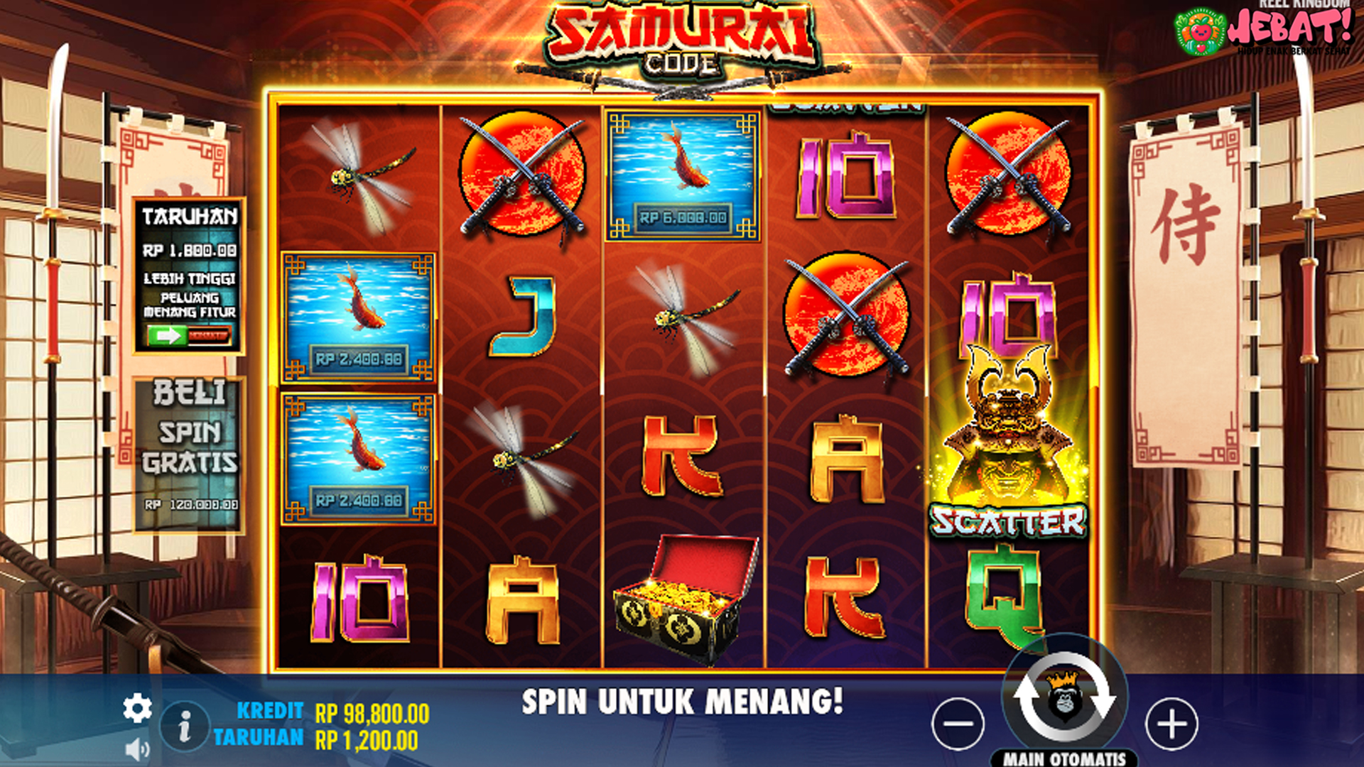Cnnslot Bikin Heboh Samurai Code Bareng 3 Kejutan Super