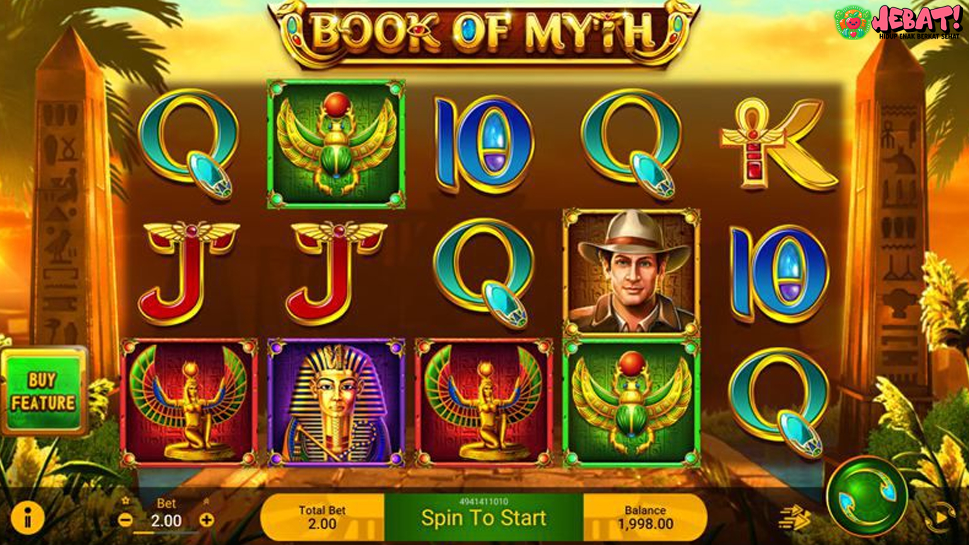 Sensasi 5 Jenis Putaran Gratis Yang Ada Di Slot Book Of Myth