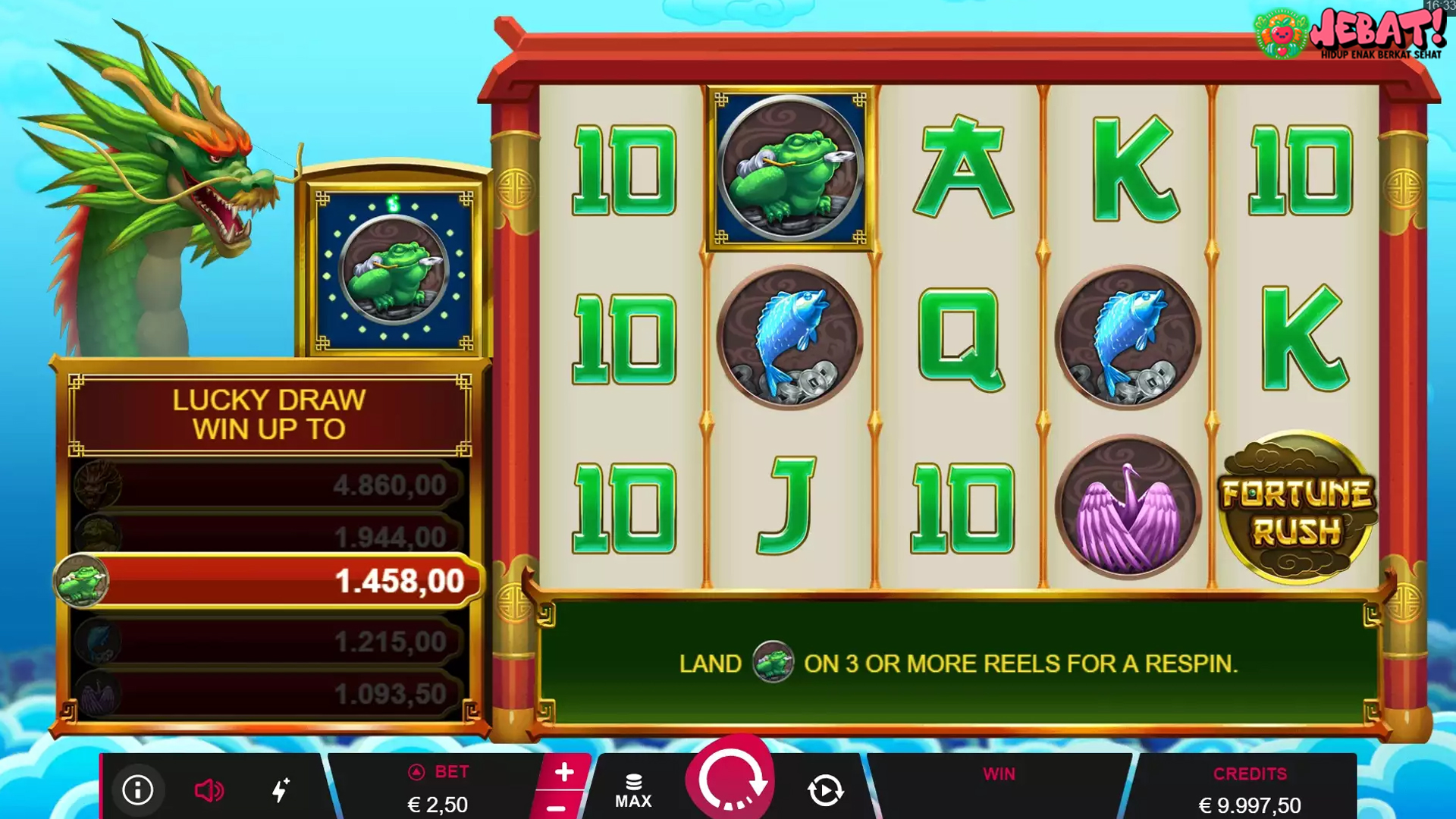 Slot Fortune Rush Buka 10x Peluang Menang Tinggi Hari Ini