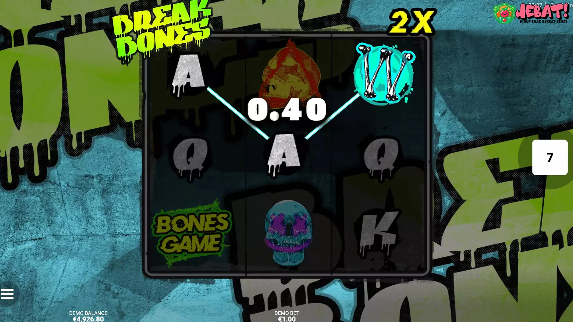 Kemampuan Asli Break Bones Dengan 4 Simbol Wild Keropos